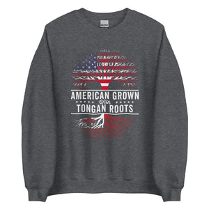 American Grown Tongan Roots Flag Sweatshirt