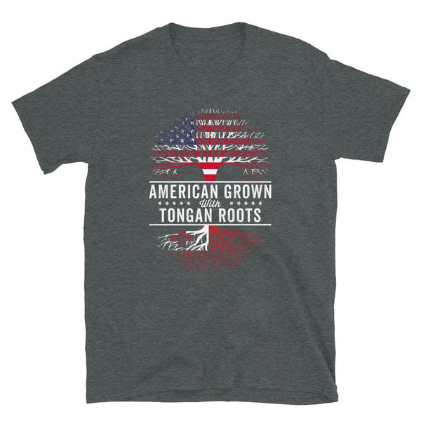 American Grown Tongan Roots Flag T-Shirt