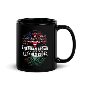 American Grown Turkmen Roots Flag Mug