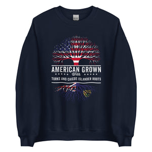 American Grown Turks and Caicos Islander Roots Sweatshirt