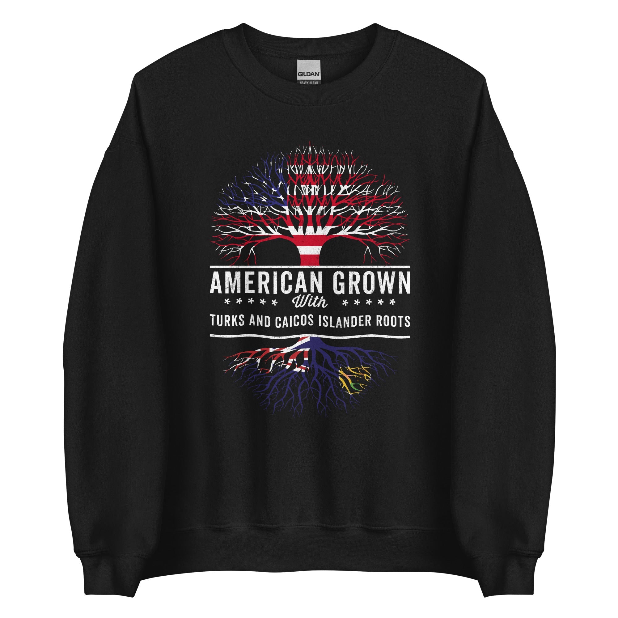 American Grown Turks and Caicos Islander Roots Sweatshirt