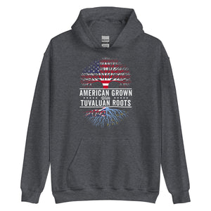 American Grown Tuvaluan Roots Flag Hoodie