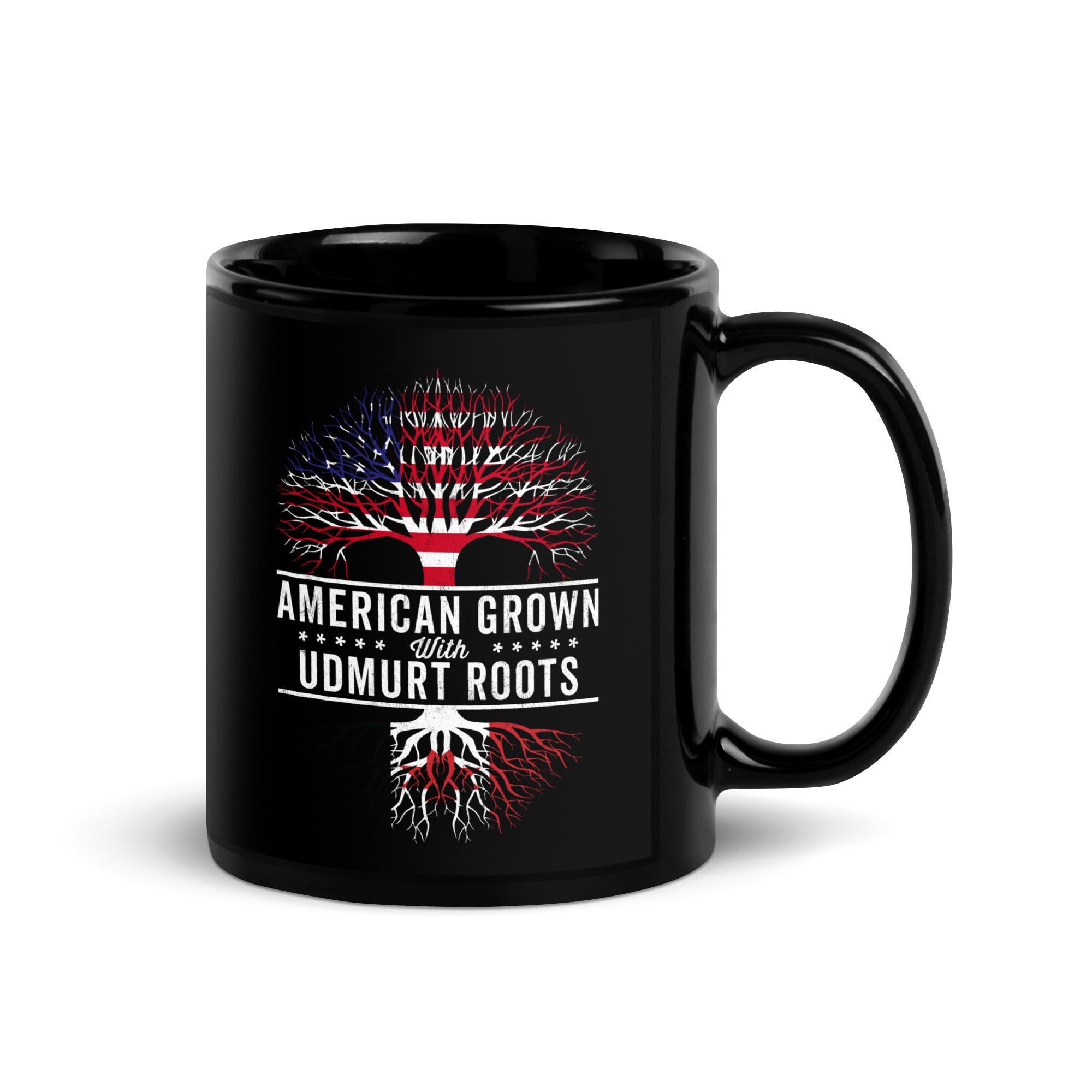 American Grown Udmurt Roots Flag Mug