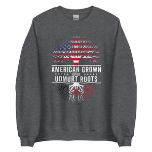 American Grown Udmurt Roots Flag Sweatshirt