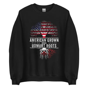 American Grown Udmurt Roots Flag Sweatshirt