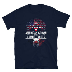 American Grown Udmurt Roots Flag T-Shirt