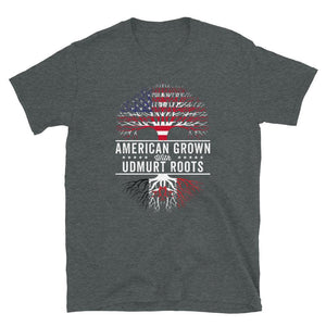 American Grown Udmurt Roots Flag T-Shirt