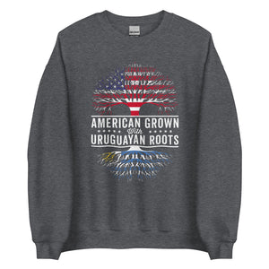American Grown Uruguayan Roots Flag Sweatshirt
