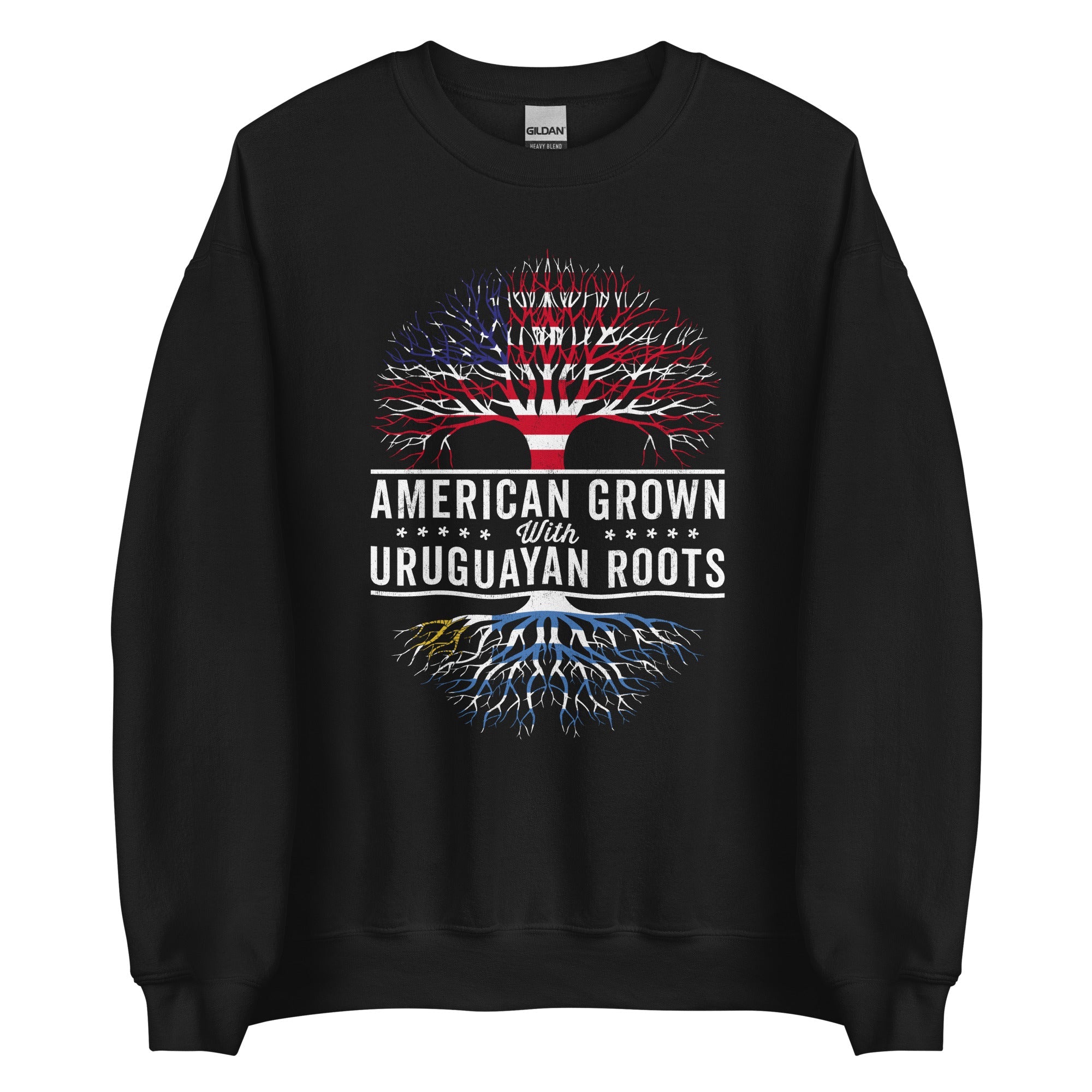 American Grown Uruguayan Roots Flag Sweatshirt