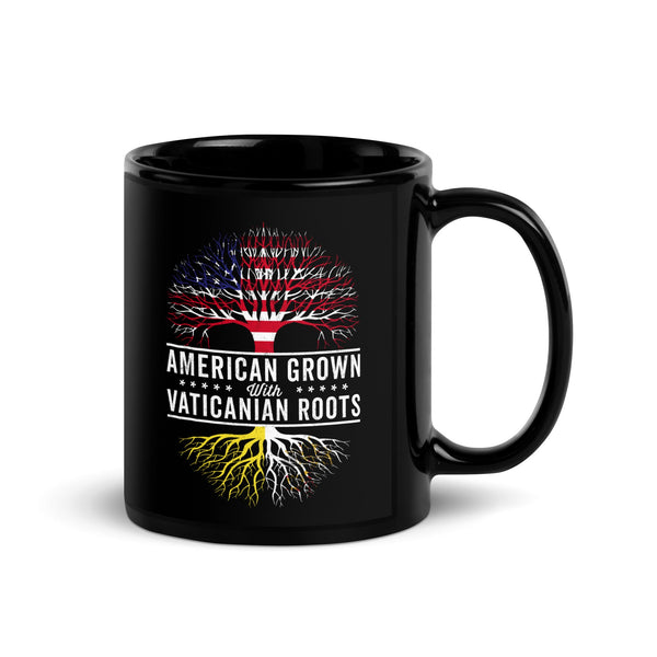 American Grown Vaticanian Roots Flag Mug