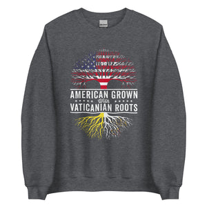 American Grown Vaticanian Roots Flag Sweatshirt