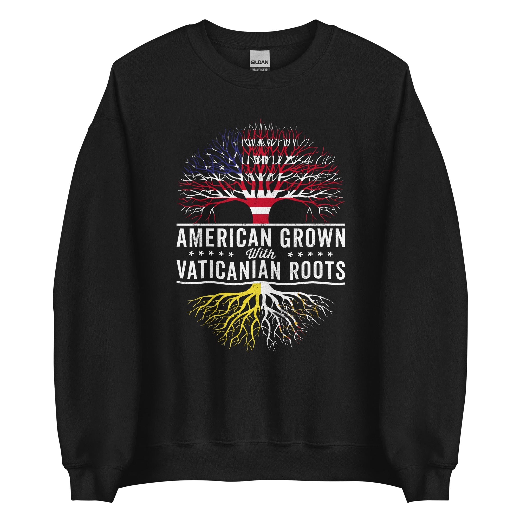 American Grown Vaticanian Roots Flag Sweatshirt