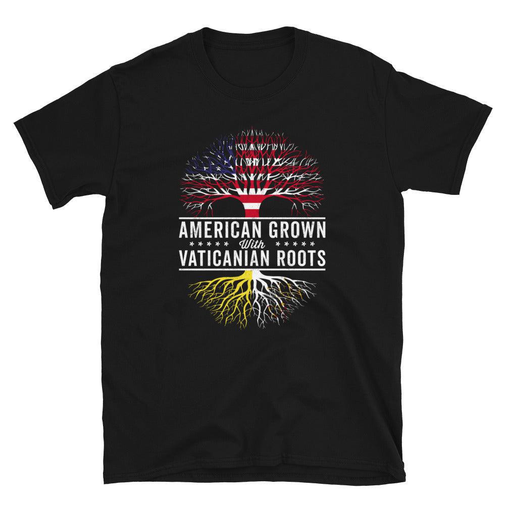 American Grown Vaticanian Roots Flag T-Shirt