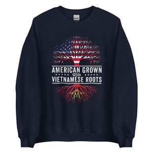 American Grown Vietnamese Roots Flag Sweatshirt