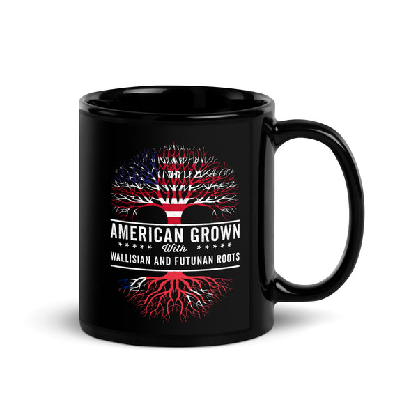 American Grown Wallisian and Futunan Roots Flag Mug