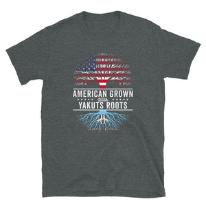 American Grown Yakuts Roots Flag T-Shirt