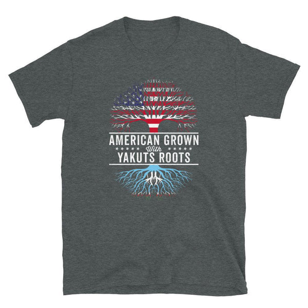 American Grown Yakuts Roots Flag T-Shirt