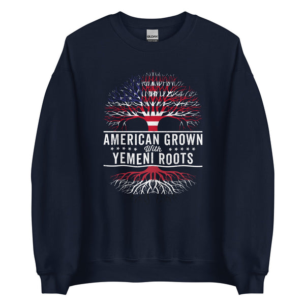 American Grown Yemeni Roots Flag Sweatshirt