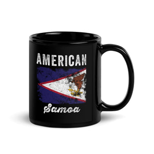 American Samoa Flag Distressed Mug