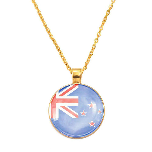 American Samoa, New Zealand, Northern Mariana Islands, Samoa, Tonga, Vanuatu Flag Necklace Collection