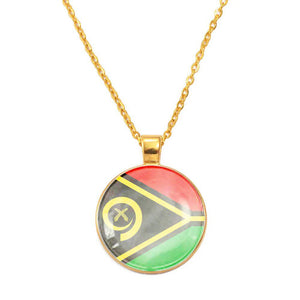 American Samoa, New Zealand, Northern Mariana Islands, Samoa, Tonga, Vanuatu Flag Necklace Collection