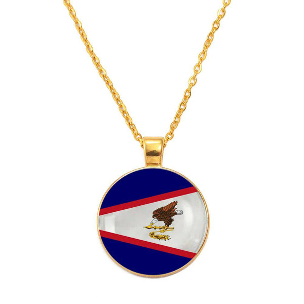 American Samoa, New Zealand, Northern Mariana Islands, Samoa, Tonga, Vanuatu Flag Necklace Collection