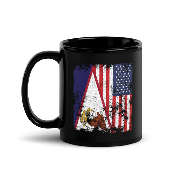 American Samoa USA Flag - Half American Mug