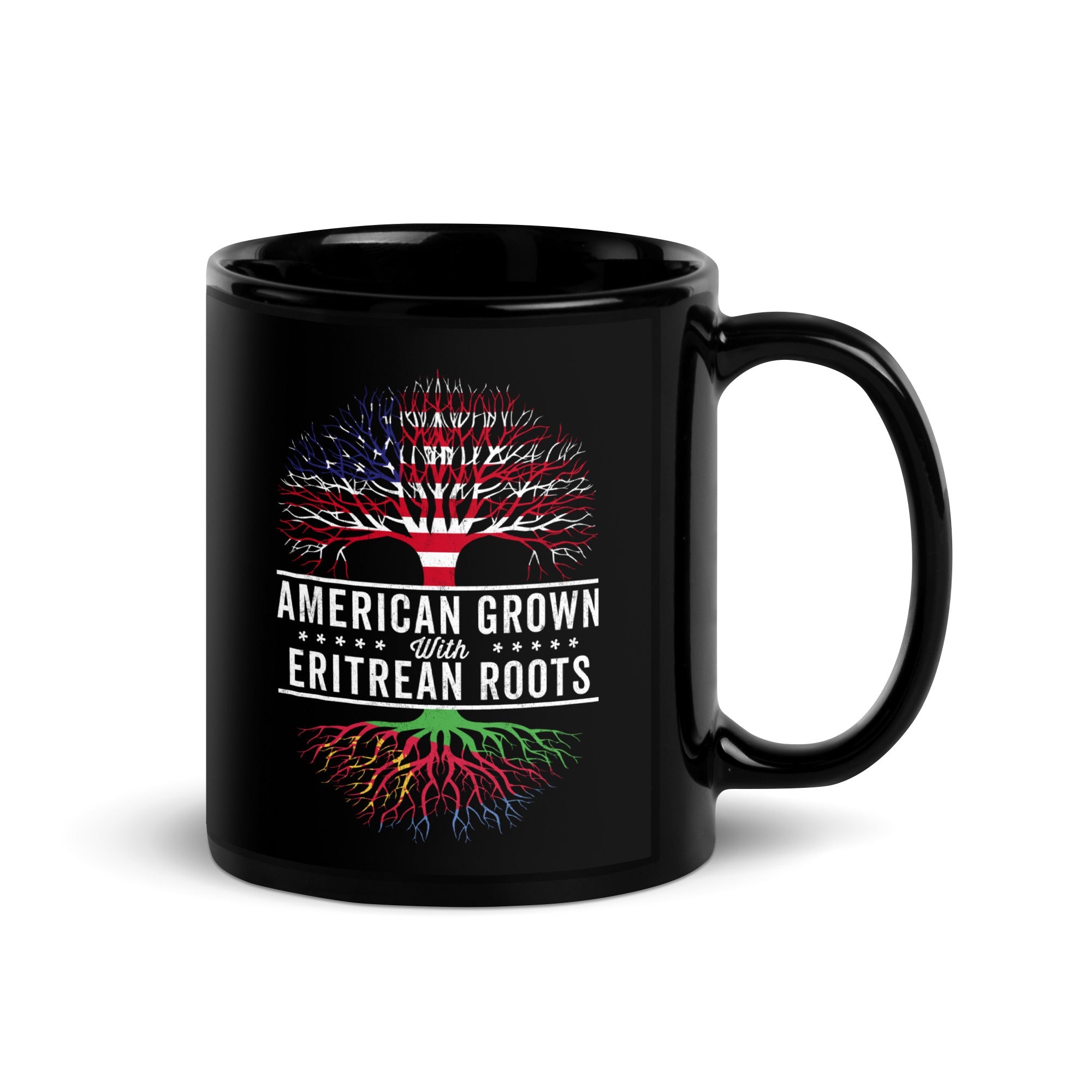 American Grown Eritrean Roots Flag Mug