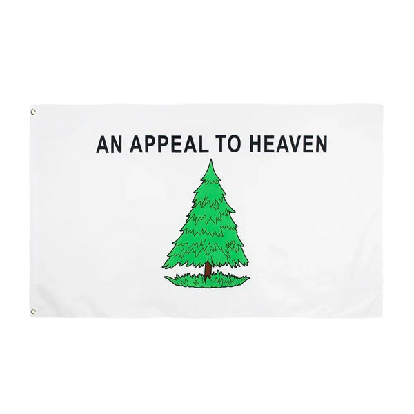 An Appeal to Heaven Pine Tree Flag - 90x150cm(3x5ft) - 60x90cm(2x3ft)