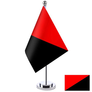 Anarcho Communism Desk Flag - Small Office Table Flag