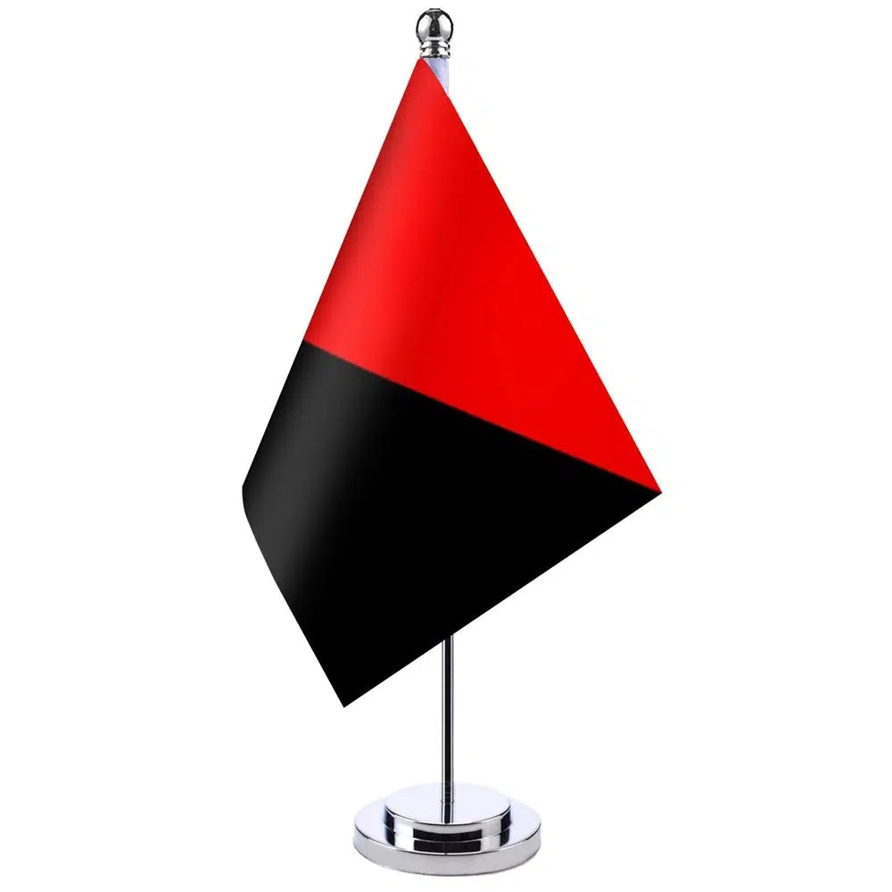 Anarcho Communism Desk Flag - Small Office Table Flag