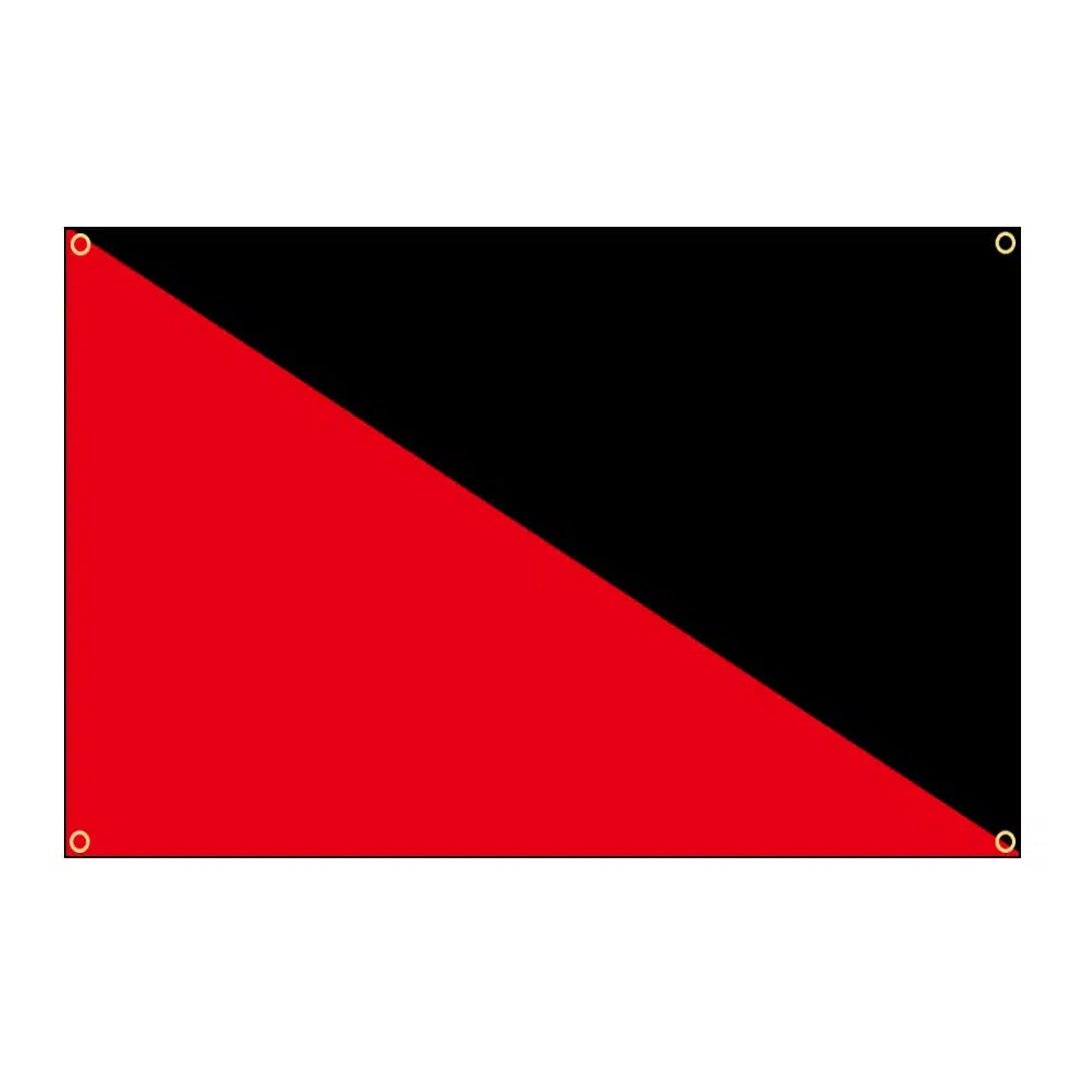 Anarcho Communism Flag - 90x150cm(3x5ft) - 60x90cm(2x3ft)