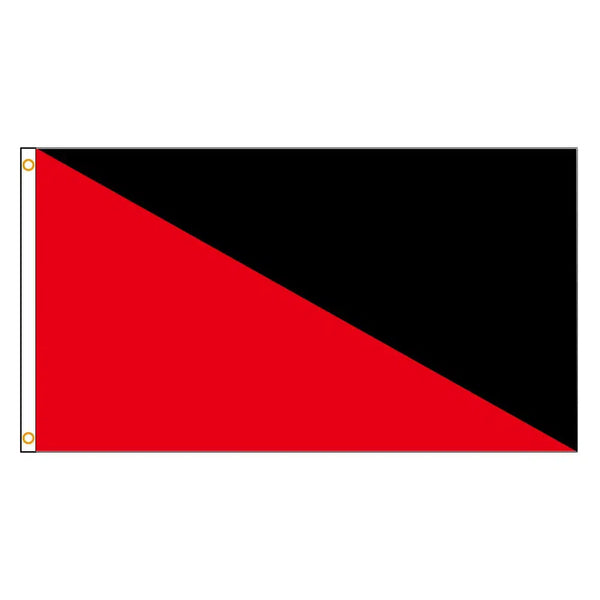 Anarcho Communism Flag - 90x150cm(3x5ft) - 60x90cm(2x3ft)