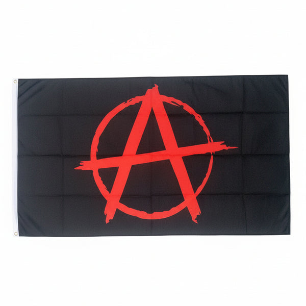 Anarchy Flag - 90x150cm(3x5ft) - 60x90cm(2x3ft) - Anarchist Flag