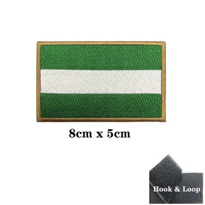 Andalusia Flag Patch - Iron On/Hook & Loop Patch