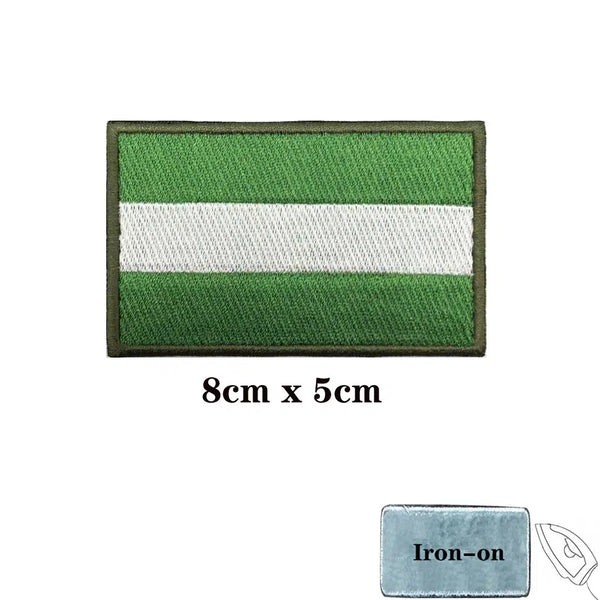 Andalusia Flag Patch - Iron On/Hook & Loop Patch