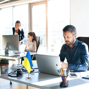 Andorra Desk Flag - Small Office Table Flag