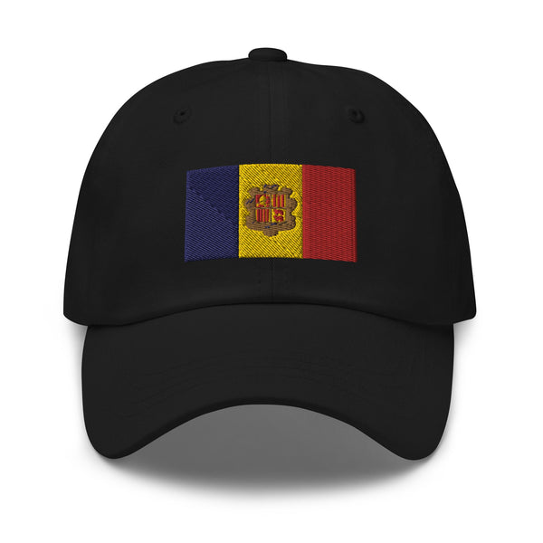 Andorra Flag Cap - Adjustable Embroidered Dad Hat