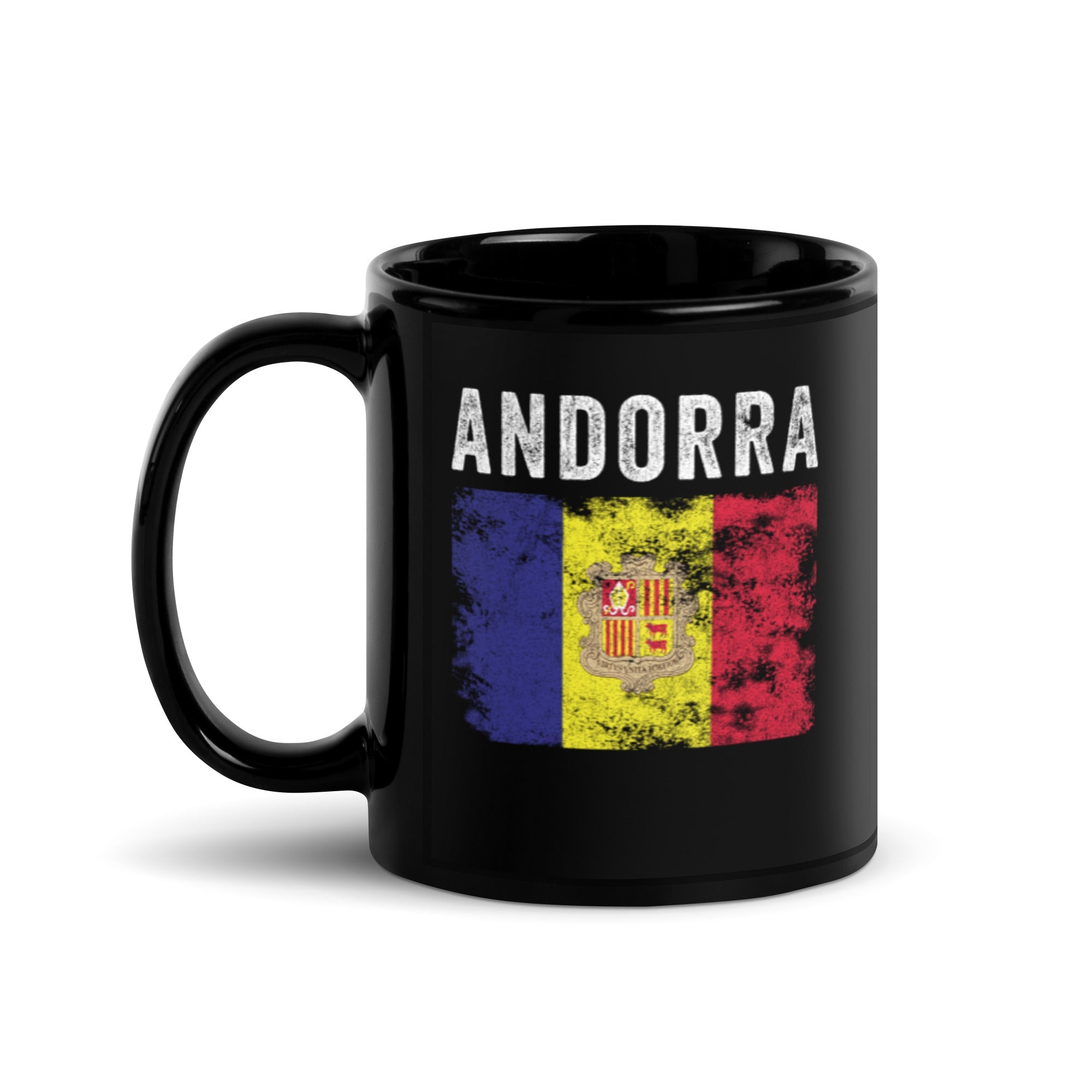 Andorra Flag Distressed - Andorran Flag Mug