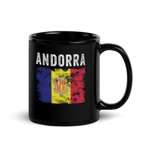 Andorra Flag Distressed - Andorran Flag Mug