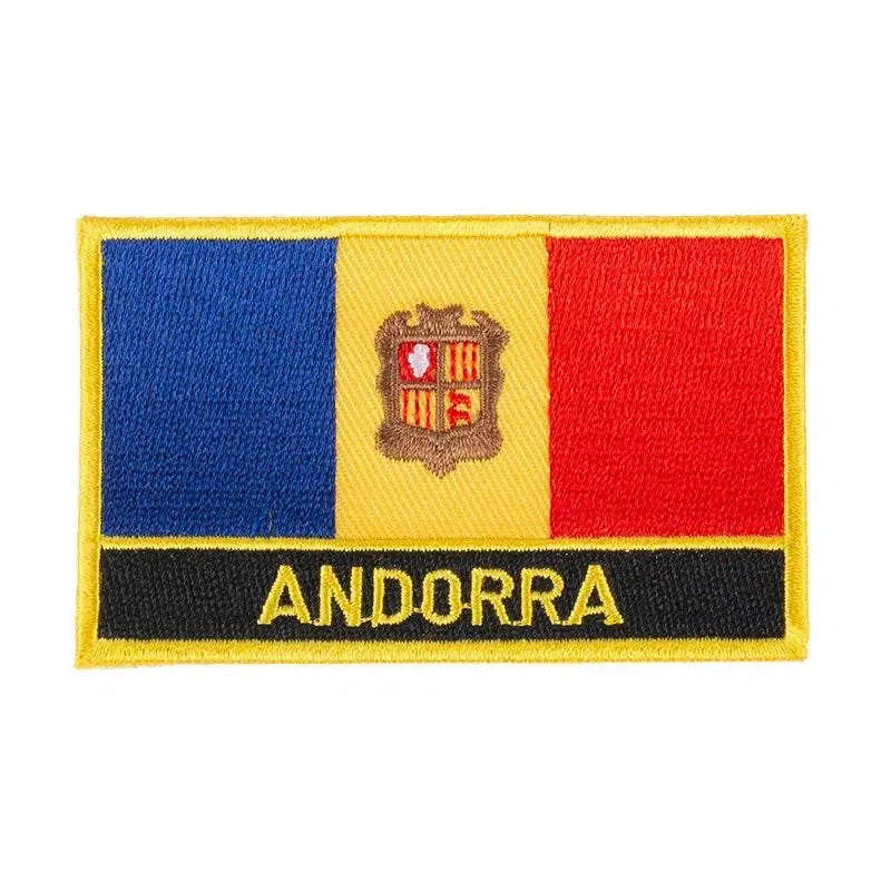 Andorra Flag Patch - Sew On/Iron On Patch