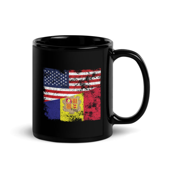 Andorra USA Flag Mug