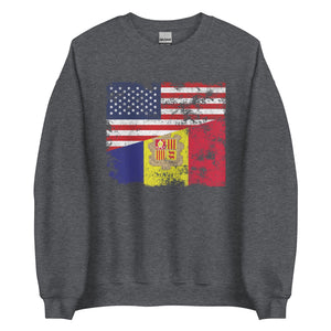 Andorra USA Flag Sweatshirt