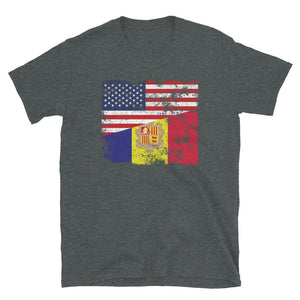Andorra USA Flag T-Shirt