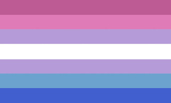 Androgyne Pride Flag - 90x150cm(3x5ft) - 60x90cm(2x3ft) - LGBTQIA2S+