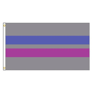 Cờ tự hào Androgyne - 90x150cm(3x5ft) - 60x90cm(2x3ft) - LGBTQIA2S+