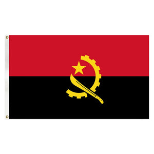 Angola Flag - 90x150cm(3x5ft)