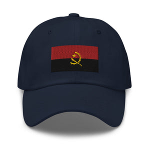 Angola Flag Cap - Adjustable Embroidered Dad Hat
