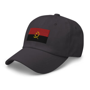 Angola Flag Cap - Adjustable Embroidered Dad Hat