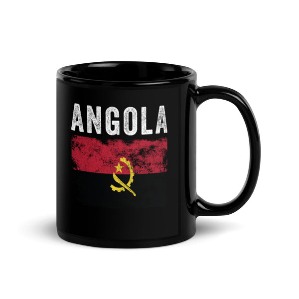 Angola Flag Distressed - Angolan Flag Mug